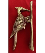 Handmade Woodpecker Brass Door Knocker (colour Red Antique) UK SELLER ✅✅... - £23.57 GBP