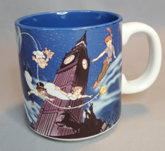 Walt Disney's Classic Peter Pan Mug Wendy John Michael Tinkerbell Vintage Japan - $17.77