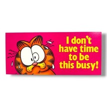 Vintage Garfield Poster 9&quot;x4&quot; Office Classroom Motivational Humor Jim Davis (i)  - £11.87 GBP