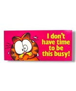 Vintage Garfield Poster 9&quot;x4&quot; Office Classroom Motivational Humor Jim Da... - £11.77 GBP