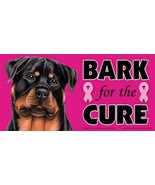 Bark For The Cure Breast Cancer Awareness Rottweiler Dog Car Fridge Magn... - £5.29 GBP