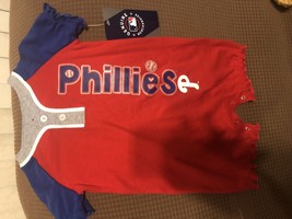 MLB Philadelphia Phillies Girls&#39; Romper 18m - £7.78 GBP
