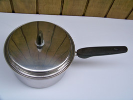 3 Quart Stainless Steel Pot Pan &amp; Lid Medium Weight - £19.95 GBP