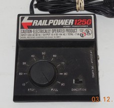 Vintage railpower 1250 Power Pack Hobby Transformer HO Scale Model Trains - £41.86 GBP