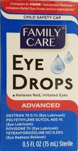 Family Care Original Eye Drops for Redness Relief Irritated Eyes 0.5 oz (15 mL) - £2.75 GBP