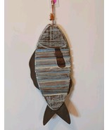 Wood Fish Wall Hanging Rustic Folk Art Cabin Wall Decor - €12,83 EUR