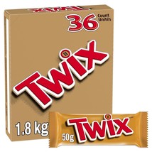 36 TWIX Full Size Caramel Chocolate Cookie Candy Bar, 1.79 oz. /exp 2025/02 - £33.66 GBP