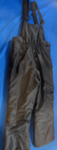 ZERO XPOSUR BLACK BOYS SNOWBOARD SKI SNOW WINTER BIB OVERALLS YOUTH M 10/12 - $22.94