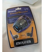 Vintage Aiwa CR-SP66 Personal AM FM Weather Radio With Belt Clip Purple NEW - $230.17 CAD