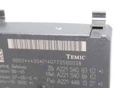 07-09 MERCEDES-BENZ W221 S600 CENTRAL GATEWAY CONTROL MODULE E4482 image 11