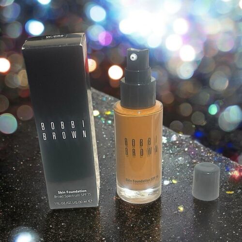 BOBBI BROWN COSMETICS Skin Foundation SPF 15 30 ml 1 fl oz W-086 Warm Al... - $39.59