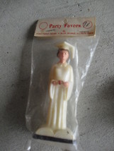 Vintage 1960s Plastic Graduate Figure or Cake Topper - $16.83