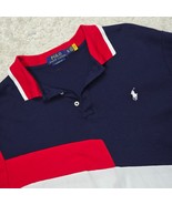 Polo Ralph Lauren Shirt Men XL Colorblock Classic Fit Short Sleeve Pullo... - $18.95