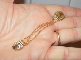 Vintage Gold Color Shell Oil Tie Pin - $19.80