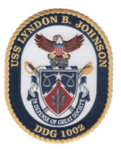 5&quot; Navy Uss Lyndon B Johnson DDG-1002 Embroidered Patch - £21.78 GBP