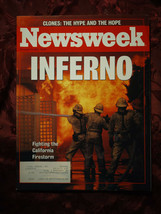 NEWSWEEK November 8 1993 California Fires Human Cloning Homosexuality - £6.79 GBP