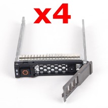 4PCS NRX7Y V81C6 2.5&quot; SFF HDD Tray Caddy For DELL PowerEdge M520 M620 M8... - $83.99
