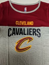 NBA Cleveland Cavaliers Women&#39;s T-Shirt Raglan Basketball 3/4 Sleeve Tee,Large - £3.91 GBP