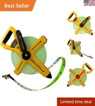 Lightweight 1/2-Inch Fiberglass Tape Measure with Rubber Bumpers - 300 Feet - $64.49
