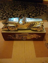 Vintage AVON Silver Duesenberg Car OLAND After Shave FULL 6oz. with Box - £5.04 GBP