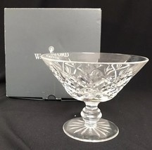 Waterford Ireland Innisfree Clear Crystal Cut Glass Footed Compote Bowl ... - $46.52