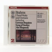 Brahms: Choral Works &amp; Overtures Sawallisch (2 Disc CD, 1993, Philips) 438 760-2 - £4.26 GBP