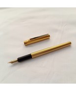 Dunhill Gemline Fountain Pen- Gold Plated Barleycorn tortoiseshell desig... - £229.73 GBP