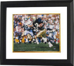 Ricky Watters signed Notre Dame Fighting Irish 16x20 Photo Custom Framed #12 (ho - $129.95