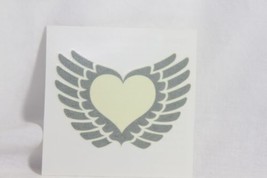Temporary Tattoo (new) GLOW IN THE DARK WINGED HEART - £3.49 GBP