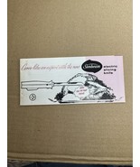 1967 Sunbeam Carving Fork &amp; Knife Electric Corded Food Slicing Manual Ep... - $28.37 CAD