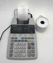 Sharp EL-1750V Printing Calculator Works Great - $15.86