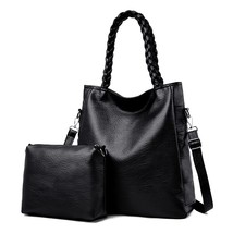 Casual Handbags Sets for Ladies High Quality Leather Shoulder Bag Large Capacity - £52.28 GBP