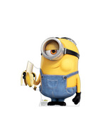 Stuart Eating Banana Minions Cardboard Cutout Standup Standee Despicable Me - $49.40