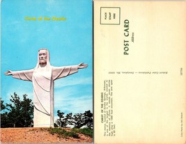 Arkansas Eureka Springs Magnetic Mountain Christ Ozarks Statue Vintage Postcard - £7.34 GBP