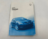 2009 Mazda 3 Owners Manual Handbook OEM K04B39007 - $26.99