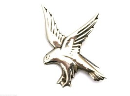 Vintage Sterling Silver Brooch  Flying Bird Mexico 1940s - $27.72