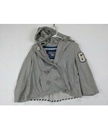 University of Pink Gray Jacket Hood Womens Sz S Cotton Blend - $14.68