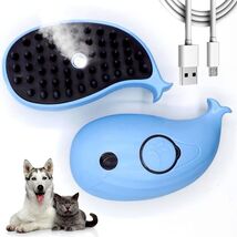 4-in-1 Cat Steam Brush Spritz Defur Comb Indoor Blue Pet Grooming Tool - $182.68 MXN 4-in-1 Cat Steam Brush Spritz Defur Comb Indoor Blue Pet Grooming Tool - $182.68 MXN