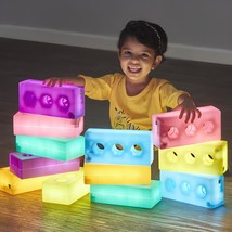 TTS Sensory Light Up Glow Construction Bricks Toy, Kids Educational Toys EY10970 - $320.00