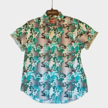 Robert Graham - Floral Short Sleeve Printed Sport Shirt Classic Fit - Me... - $1,808.46 MXN