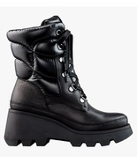 Cougar Verona Black Womens Nylon Leather Wedge Waterproof Winter Boot SZ... - $246.51