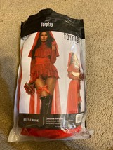 Sexy Forplay Beetlejuice Beetle Bride Lydia Red Costume 559616 Sz Small - £65.99 GBP