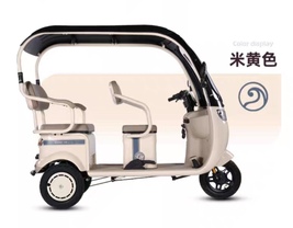 New Electric Tricycle with Canopy for Household Use Small Enclosed Canopy Three- - $2,449.00