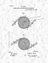 Tesla Commutator for Dynamo-Electric Machines Patent Print - Gunmetal - £6.40 GBP+