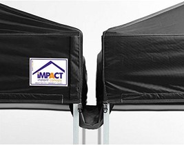 Black Impact Canopy 10-Foot Canopy Tent With Rain Gutter. - $46.92