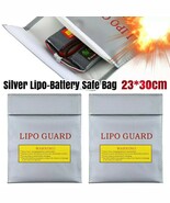 Lipo-Battery Safe Bag Guard Fireproof Explosionproof for Charge&amp;Storage ... - $282.82 MXN