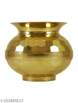 Brass Karwa Lota, brass lota, pita lota, brass kalash, havan lota, puja ... - $34.87