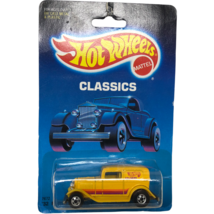 VTG NIP Hot Wheels &#39;32 Ford Delivery Classics Series #7672 1988 Yellow M... - $27.71