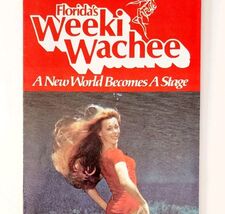 1970s Weeki Wachee Mermaid Show &amp; River Cruise Brochure Tampa Florida E8N - $17.36 CAD
