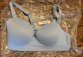 NEW Soma Women’s ENBLISS Wireless Bra Size 38C Light Blue NWT - $49.01